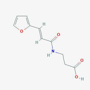 molecular formula C10H11NO4 B7817642 3-[3-(Furan-2-yl)prop-2-enamido]propanoic acid 