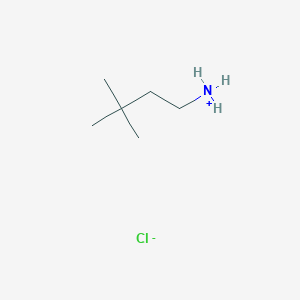 molecular formula C6H16ClN B7817649 3,3-Dimethylbutylazanium;chloride 