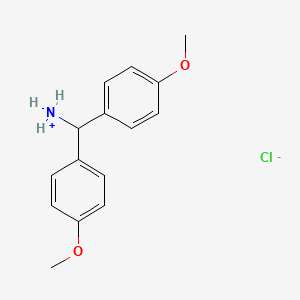Bis(4-methoxyphenyl)methylazanium;chloride