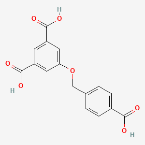 molecular formula C16H12O7 B7817718 5-((4-Carboxybenzyl)oxy)isophthalic acid 