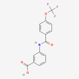 3-(4-(Trifluoromethoxy)benzamido)benzoic acid