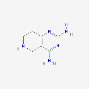 molecular formula C7H11N5 B7817858 5,6,7,8-Tetrahydropyrido[4,3-d]pyrimidine-2,4-diamine 