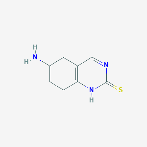 molecular formula C8H11N3S B7817866 6-Amino-5,6,7,8-tetrahydroquinazoline-2-thiol 