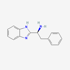 (1S)-1-(1H-1,3-Benzodiazol-2-yl)-2-phenylethan-1-amine