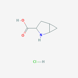 molecular formula C6H10ClNO2 B7817978 2-氮杂双环[3.1.0]己烷-3-羧酸盐酸盐 