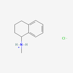 molecular formula C11H16ClN B7818065 1-Naphthylamine, N-methyl-1,2,3,4-tetrahydro-, hydrochloride 