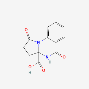 1,5-dioxo-2,3,4,5-tetrahydropyrrolo[1,2-a]quinazoline-3a(1H)-carboxylic acid