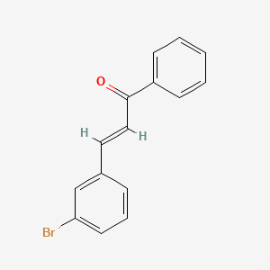 molecular formula C15H11BrO B7818098 (E)-3-(3-bromophenyl)-1-phenylprop-2-en-1-one 