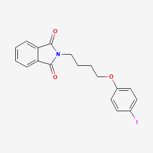 molecular formula C18H16INO3 B7818120 2-(4-(4-Iodophenoxy)butyl)isoindoline-1,3-dione 
