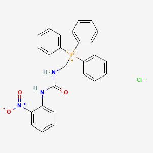 [(2-Nitrophenyl)carbamoylamino]methyl-triphenylphosphanium;chloride