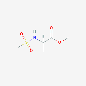 molecular formula C5H11NO4S B7818144 Methyl 2-(methanesulfonamido)propanoate 
