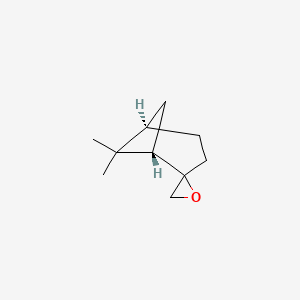 molecular formula C10H16O B7818205 (1S,5R)-6,6-dimethylspiro[bicyclo[3.1.1]heptane-2,2'-oxirane] 