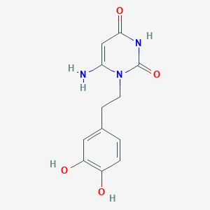 6-amino-1-(3,4-dihydroxyphenethyl)pyrimidine-2,4(1H,3H)-dione
