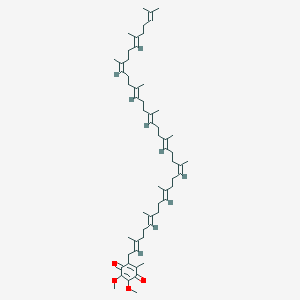 2-[(2E,6E,10E,14Z,18E,22E,26E,30Z,34E)-3,7,11,15,19,23,27,31,35,39-decamethyltetraconta-2,6,10,14,18,22,26,30,34,38-decaen-1-yl]-5,6-dimethoxy-3-methylcyclohexa-2,5-diene-1,4-dione