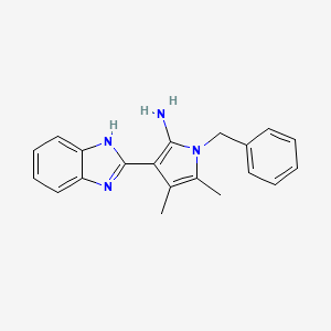 3-(1H-benzimidazol-2-yl)-1-benzyl-4,5-dimethyl-1H-pyrrol-2-amine
