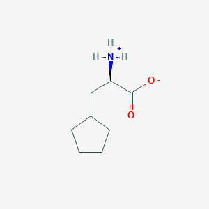 molecular formula C8H15NO2 B7818465 (2R)-2-azaniumyl-3-cyclopentylpropanoate 