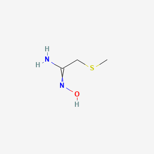 N'-hydroxy-2-methylsulfanylethanimidamide