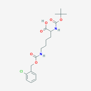 6-[(2-Chlorophenyl)methoxycarbonylamino]-2-[(2-methylpropan-2-yl)oxycarbonylamino]hexanoic acid