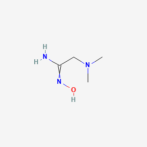 molecular formula C4H11N3O B7818654 2-(dimethylamino)-N'-hydroxyethanimidamide 