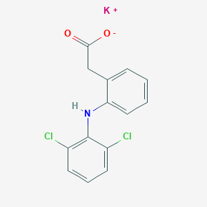 molecular formula C14H10Cl2KNO2 B7818776 CID 66378 
