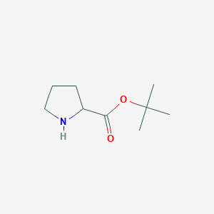molecular formula C9H17NO2 B7818786 Tert-butyl pyrrolidine-2-carboxylate 