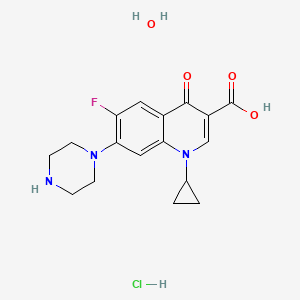 molecular formula C17H21ClFN3O4 B7818813 Ciloxan CAS No. 128074-72-6