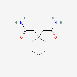 molecular formula C10H18N2O2 B7818869 1,1-Cyclohexanediacetamide CAS No. 887589-52-8