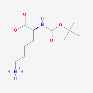 molecular formula C11H22N2O4 B7818874 (2R)-6-azaniumyl-2-[(2-methylpropan-2-yl)oxycarbonylamino]hexanoate 