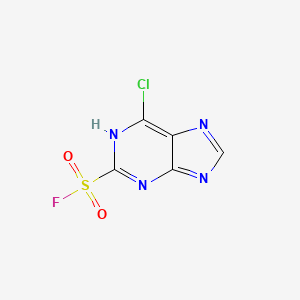 molecular formula C5H2ClFN4O2S B7818879 CID 5174756 