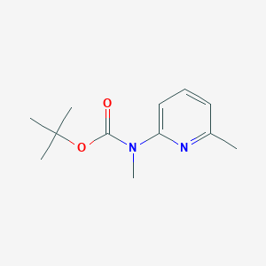 molecular formula C12H18N2O2 B7818889 Tert-butyl methyl(6-methylpyridin-2-YL)carbamate 