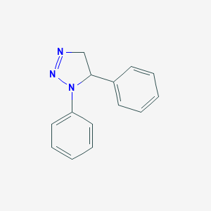 molecular formula C14H13N3 B078189 4,5-dihydro-1,5-diphenyl-1h-1,2,3-triazole CAS No. 10445-22-4