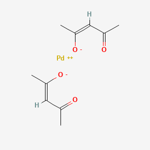 molecular formula C10H14O4Pd B7818941 乙酰丙酮钯(II) 