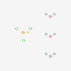 molecular formula Cl3H6O3Rh B7818945 三水合氯化铑 CAS No. 13876-89-6