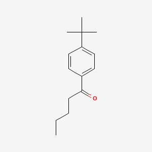 molecular formula C15H22O B7819003 1-(4-叔丁基-苯基)-戊烷-1-酮 