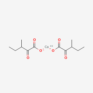 molecular formula C12H18CaO6 B7819039 Calcium 3-methyl-2-oxovalerate hydrate 