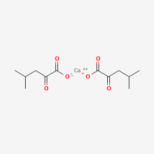 molecular formula C12H18CaO6 B7819047 Calcium 4-methyl-2-oxopentanoate 