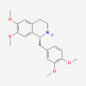 molecular formula C20H25NO4 B7819056 R-Tetrahydropapaverine 