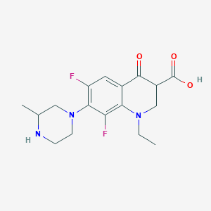 molecular formula C17H21F2N3O3 B7819075 Lemofloxacin 