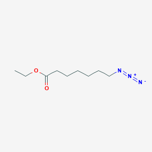 molecular formula C9H17N3O2 B7819103 7-Azidoheptanoic Acid Ethyl Ester 