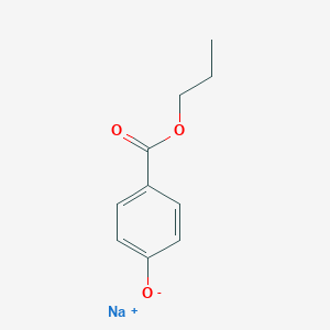 molecular formula C10H11NaO3 B7819110 sodium;4-propoxycarbonylphenolate 