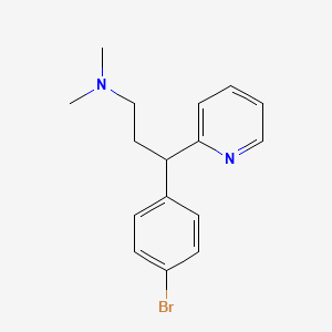 molecular formula C16H19BrN2 B7819138 Brompheniramine CAS No. 156428-33-0