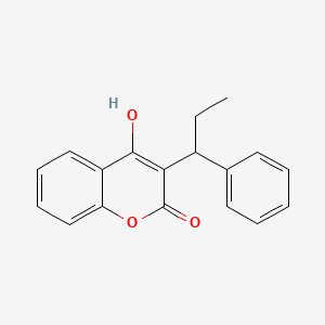 molecular formula C18H16O3 B7819144 苯丙香豆素 CAS No. 5999-41-7