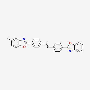 molecular formula C29H20N2O2 B7819153 5-methyl-2,2'-(1,2-Ethenediyldi-4,1-phenylene)-Bisbenzoxazole 