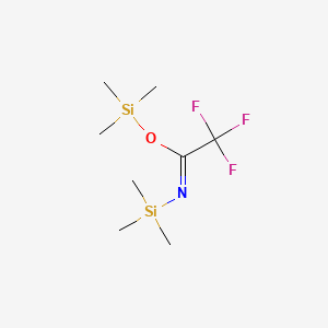 molecular formula C8H18F3NOSi2 B7819154 trimethylsilyl 2,2,2-trifluoro-N-(trimethylsilyl)ethanecarboximidate 