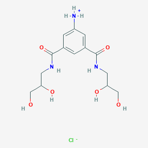 [3,5-Bis(2,3-dihydroxypropylcarbamoyl)phenyl]azanium;chloride