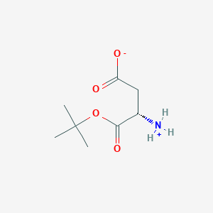 (3S)-3-azaniumyl-4-[(2-methylpropan-2-yl)oxy]-4-oxobutanoate