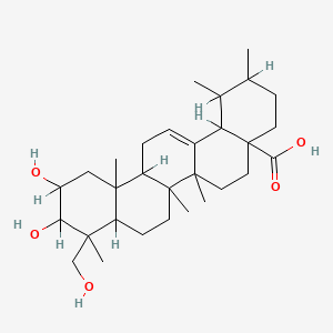 molecular formula C30H48O5 B7819199 2,3,24-三羟基-12-乌苏烷-28-酸 CAS No. 76964-07-3