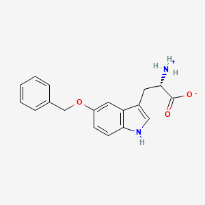 molecular formula C18H18N2O3 B7819244 (2S)-2-azaniumyl-3-(5-phenylmethoxy-1H-indol-3-yl)propanoate 