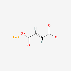molecular formula C4H2FeO4 B7819249 Ferrous fumarate CAS No. 7705-12-6