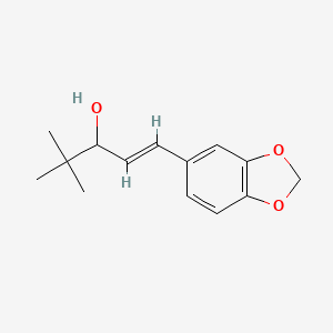 molecular formula C14H18O3 B7819444 Stiripentol CAS No. 131206-47-8